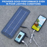 Kit De Panel Solar 30W 12V Impermeable Para Exteriores Cargador Portátil Para Teléfonos RV Coche Caravana Hogar - details 5