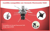 Banner - Cuchilla compatible con Vorwerk Thermomix TM31 30525