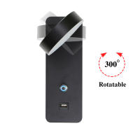 Lámpara De Pared Moderna Para Interior Con Interfaz USB Y Iluminación LED Táctil De 3 Colores Para Sala De Estar Dormitorio Pasillo - details 2