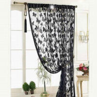 Cortina De Macramé Negra Con Mariposa Cortina De Luz Pared Colgante Tela De Colgador De Puerta Partición De Habitación Decoración De Hogar Cortina De Ventana - details 4
