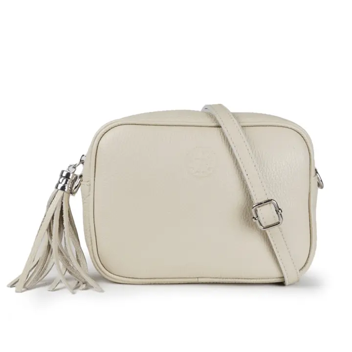 1990s Bolso de Piel con Pompón y Bandolera para Mujer - Diseño Sencillo y Versátil - 1