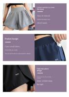 Shorts De Yoga Para Mujer Anteexpoure Deporte Respirables Slimming Fitness Gimnasio Entrenamiento Deporte Transpirables - details 3