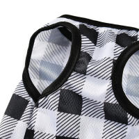 Camiseta De Verano Para Gatos Y Pequeños Perros Ropa Transpirable Con Estampado a Cuadros Suave Y Cómoda Para Gatitos Chihuahuas Pugs - details 9