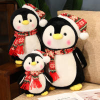 Peluche De Pingüino Navideño Kawaii De 25/35/45CM Juguete Suave En Forma De Almohada Animal Para Niños Regalo De Cumpleaños - details 3