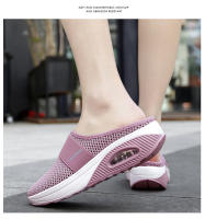 Zapatillas De Caminar Para Mujer Con Almohadilla De Aire Slip-On Ortopédicas Para Diabéticas Plataforma Ligera De Malla Zapatos Planos Con Tiras En La Parte Superior Suela De TPU - details 12