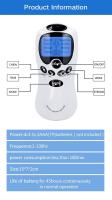 Estimulador Muscular Eléctrico TENS Para Espalda Con Almohadillas De Electrodo Masajeador Eléctrico Para Cuello Y Espalda Uso Doméstico - details 10