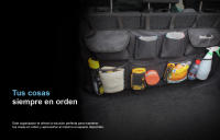 Organizador de Maletero Colgante para Coche |Organización Práctica y Resistente | Impermeable y Ajustable  - PMK Grupo - details 1