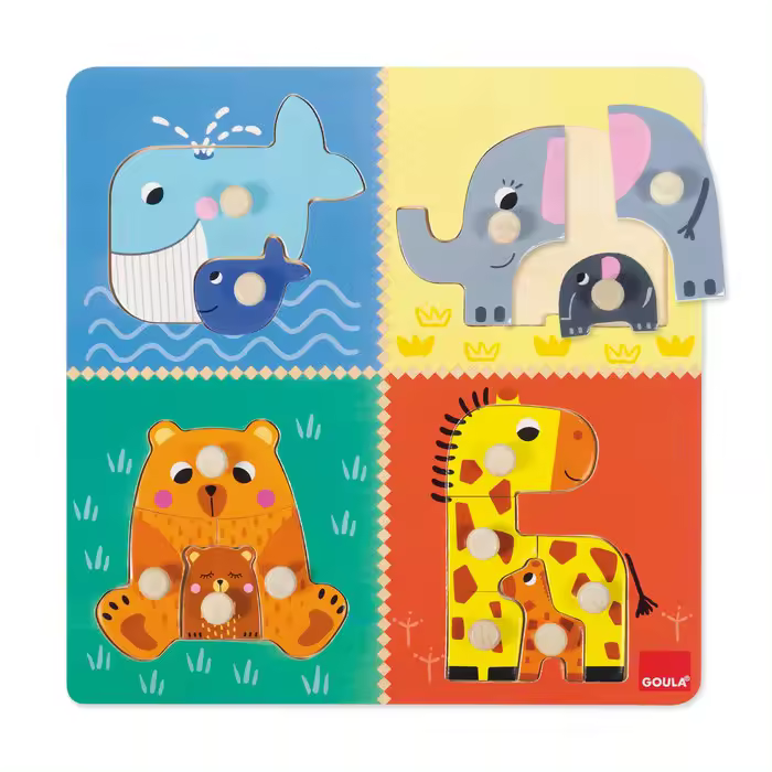 GOULA PUZZLE MAMAS Y BEBES GOULA 28x2x28 Cms. - 1