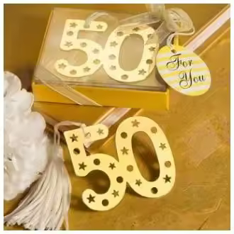ELEGANTE PUNTO DE LIBRO 50 ANIVERSARIO Raíz Detalles de Boda Detalles Originales Inicio  ELEGANTE PUNTO DE LIBRO 50 ANIVERSARIO  Regalo Regalos - 1