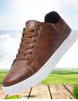 Zapatos Casuales De Cuero Para Hombre Diseño Moda Mocasines Marrones Comodidad Al Aire Libre Plano Antideslizante Zapatos De Patinaje Para Hombre - details 3