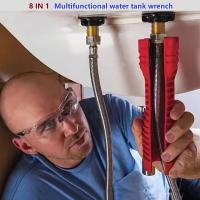 Juego De Llaves Multifuncional 8 En 1 Para Baño Instalación De Grifos Y Estercas Válvula De Ángulo Tapa De Agua Calentador Herramienta De Reparación Universal Para Plomería - details 3