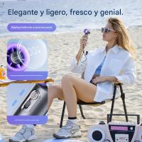 Ventilador Turbo portátil de mano, mini ventilador nebulizador personal de Alta velocdad, conducción de Aire turboimpulsado de Aviación, Aire frío de Super Alta velocdad 10 m/s, adecuado para Viajes/exterior/home/oficin/maquillaje/Regalos - details 0