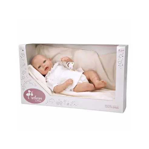 Muñeca Reborn 45 cm Delia con Manta y con Pelo Decorado - Arias 98169 AR98169 ARIAS - 1