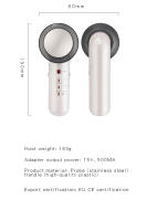Máquina De Belleza Ultrasonido Cavitation Levantamiento Facial EMS Infrarrojo Ultrasonido Masajeador Delgadurizante Antienvejecimiento - details 12