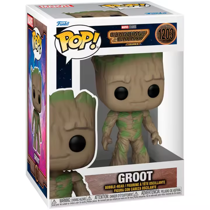 Figura Pop Marvel Guardianes De La Galaxia Groot-Figura de Vinilo Coleccionable - Idea de Regalo- Mercancia Oficial - Juguetes para Niños y Adultos - Movies Fans - Muñeco para Coleccionistas y Exposición - 1