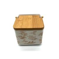 PLUSHOME  Salero de Cocina de Cerámica con Tapa Diseños Originales.tamaño 12x12x11cm. - details 7