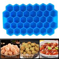 HUXUAN Molde De Silicona Para Almohadillas De Carne Con Tapa Hacer Arroz Y Almohadillas De Pescado Y Carne Herramientas De Cocina Accesorios - details 2