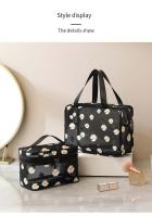 Bolso De Maquillaje Para Viajes Impermeable Translúcido Con Malla Y Cierre De Cremallera Estampado Lindo Bolso De Almacenamiento Portátil Para Maquillaje - details 2