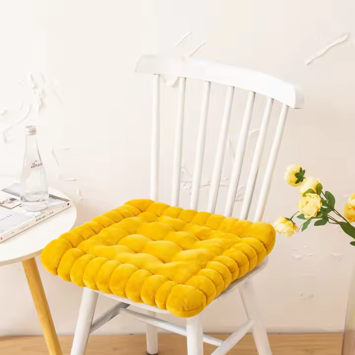 Cojín De Silla De Oficina En Velocidad De Leche Suave Cuadrado Grueso Para Decoración Del Hogar Sala De Estar Tapete Tatami Color Sólido - 1