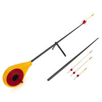 Juego De 5 Piezas De Caña De Pescar Para Hielo Portátil Mini 70/100/130mm Invierno Río Estuario Mar Accesorios Impermeables Para Pescar - details 1