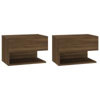Vidaxl Mesita de Noche de Pared Pack 2 Unidades - details 0