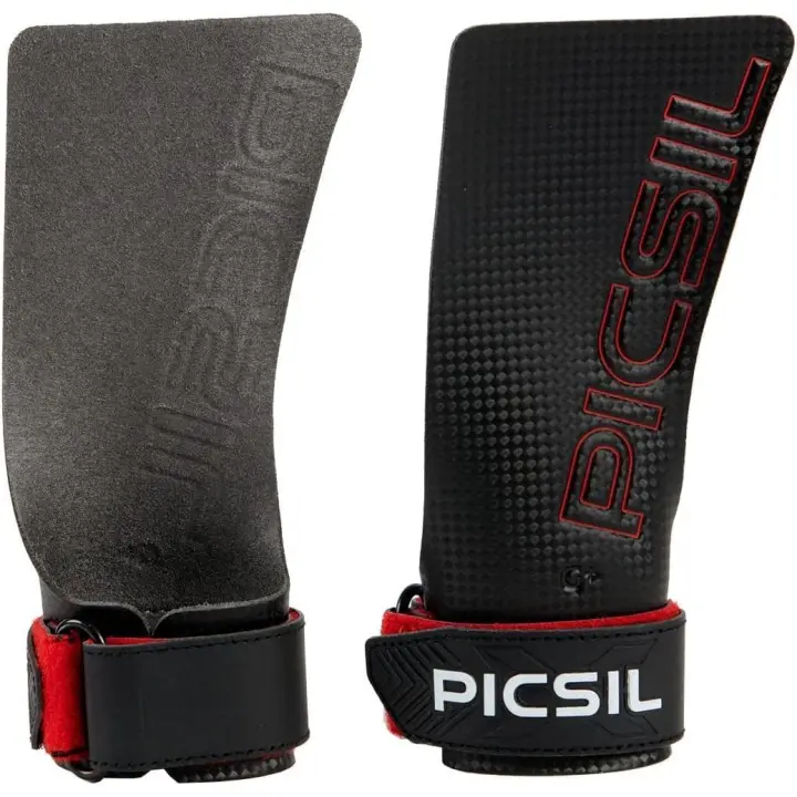 PICSIL RX Calleras para Cross Training, Carbon Grips, para Gimnasio, Box, Halterofilia, Gimnasia, Previenen Ampollas y Desgarros, Mayor Resistencia y Protección, Unisex - 1
