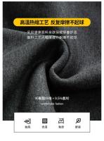 Nueva Chaqueta De Piel De Oveja Para Hombres 2024 Con Forro De Terciopelo Grueso Para Otoño E Invierno Ropa Deportiva Con Capucha Casual Cardigan Cálido - details 7
