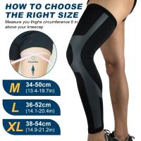 1Pcs Sleeves De Comprimido De Pierna Completa Con Protección De Rodilla Para Ciclismo Largos Leggings Ciclismo Bicicleta MTB Rodilleras Para Hombres Y Mujeres - details 2