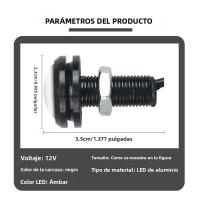 2pcs Luz De Parachoques Frontal 12V LED Blanco Faro De Aguila DRL Bombilla Antiniebla Retroiluminación Luz De Parqueo Universal Para Coche - details 1