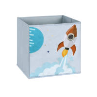 Estantería infantil blanca, organizador multifuncional para juguetes y libros de niños, con 2 cajas, gran capacidad, tema universal, para dormitorio y salón - details 3