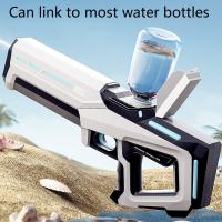 Pistola de agua eléctrica de pulso, juguete de gran capacidad, pistola de agua de succión automática de agua, tecnología negra, pistola de agua - details 0