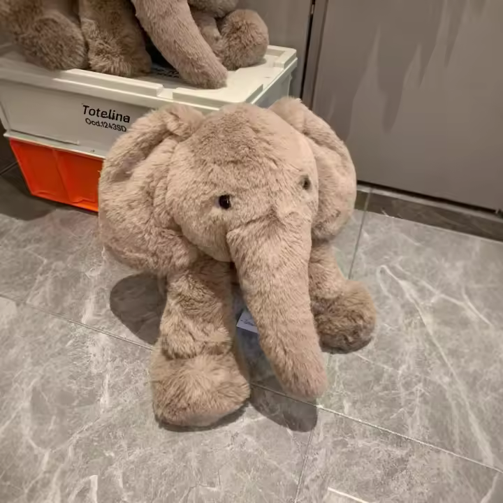 Muñeco De Peluche Jelly Cat Elefante Sumiso 24/56cm Juguete Interactivo Para Niñas Regalo De Cumpleaños Navidad Compañero De Mascota Lindo - 1