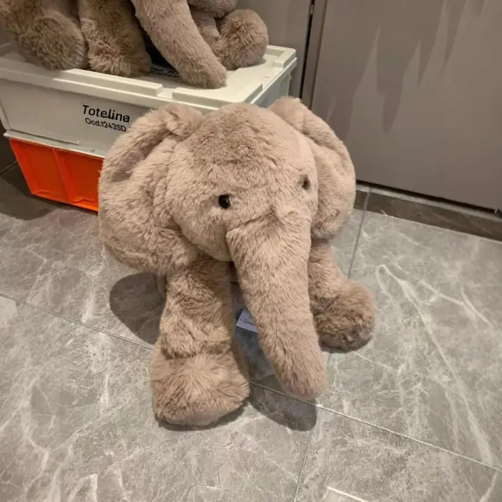 Muñeco De Peluche Jelly Cat Elefante Sumiso 24/56cm Juguete Interactivo Para Niñas Regalo De Cumpleaños Navidad Compañero De Mascota Lindo - 1