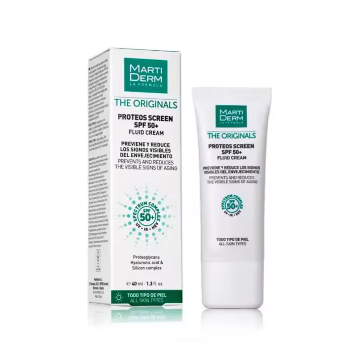 Martiderm / The original proteos screen 50 SPF+ fluid cream 40 Ml. - 1