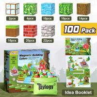 Juego De Bloques Magnéticos 100pcs Para Niños Y Niñas Edad 3+ Juguetes Sensoriales De Construcción Para Regalos - details 5