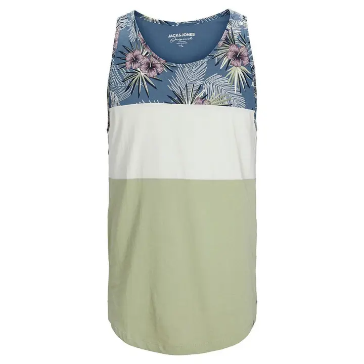 Camiseta Tirantes JACK & JONES JORVENICE BLOCK TANK TOP JNR 12210056 AZUL Azul - 1