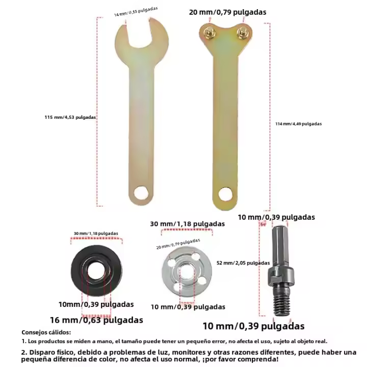 Adaptador De Conexión Para Taladro Eléctrico 10mm Rodillo De Ángulo Para Disco De Corte Y Rueda De Pulido Accesorios De Instalación - 1