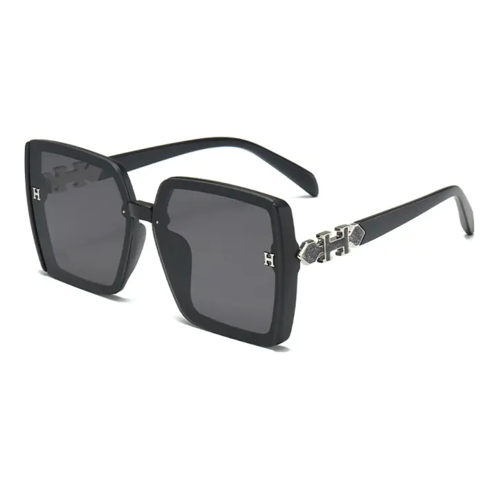 Gafas de sol, gafas de sol de montura grande de moda con degradado callejero - 1