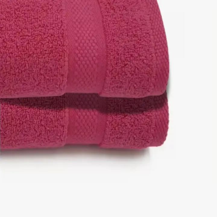 PACK 2 Toalla de baño,100% rizo de algodón, 550gr, suave, absorbente, tocador, lavabo, ducha, sábana. Premium. Blanco, Perla, Rosa, Celeste... - 1