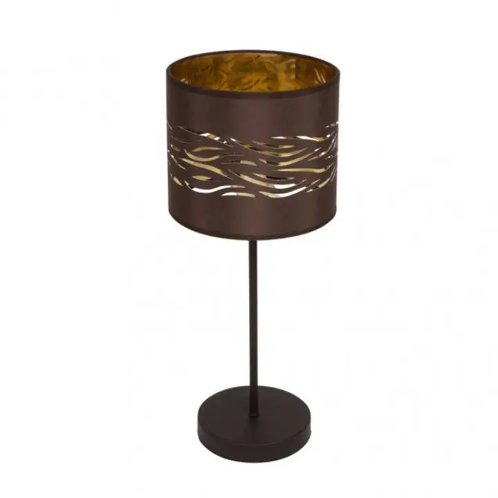 Lámpara de Mesa FABRILAMP Sobremesa Niebla 1xe14 Marron/marron-oro 43x17x17 Cm - 1