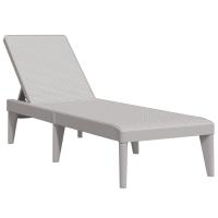vidaXL Tumbona de PP capuchino 186x60x29 cm Blanco, Capuchino, Marrón Sillas de Exterior Ideal para jardín, playa, piscina, terraza Tumbona Piscina Tumbonas Playa Tumbonas Jardín Exterior - details 3
