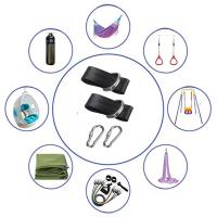 Correa De Nylon Para Silla De Arbol De 200kg Con Anillo De Gancho Resistente Extensión Para Hamaca Bolsa De Boxeo Barra Horizontal - details 5