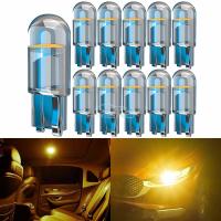 10X Lámparas LED COB Vidrio 6000K Blanco Para Auto Placa De Licencia Domo Lámpara De Lectura DRL Búho Lateral Puerta Luz De Retroiluminación - details 5