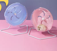 Rueda De Ejercicio Silenciosa Para Hamsters Gerbils Y Rattus Con Soporte Ajustable Plástico Material No Contiene Químicos Dañinos - details 8