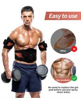 Almohadilla De Estimulación Muscular De Actualización Para Abdomen Y Piernas Equipo De Gimnasio En Casa Para Perder Peso Y Quemar Grasa Material De Alta Calidad Con 10 Modos Y 30 Niveles De Intensidad USB Cargable - details 12
