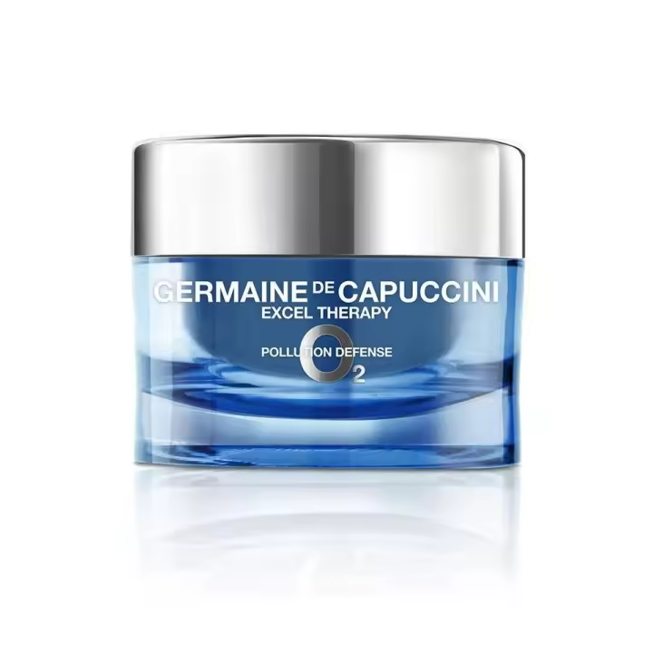 Germaine de Capuccini Excel Therapy Pollution O2 Crema Oxigenante Activadora de Juventud 50 ml - Tratamiento Antiedad para Pieles Secas - Textura Fundente y Confortable - Con MPC-Defense Complex y Life-Cytoxygen - 1