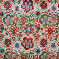 Lafábricadelastelas- Gobelino Jacquard por metros Flores tapicería, resistente, de calidad, cortinas, cojines, colchas,bolsos, tejido para moda. - details 0