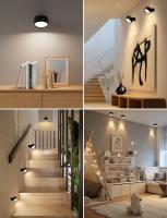 Lámpara De Pared LED Recargable Con Control Táctil Y Remoto IR Rotación 360° Luz Nocturna Portátil Para Lado Del Cama Dormitorio Lectura - details 10