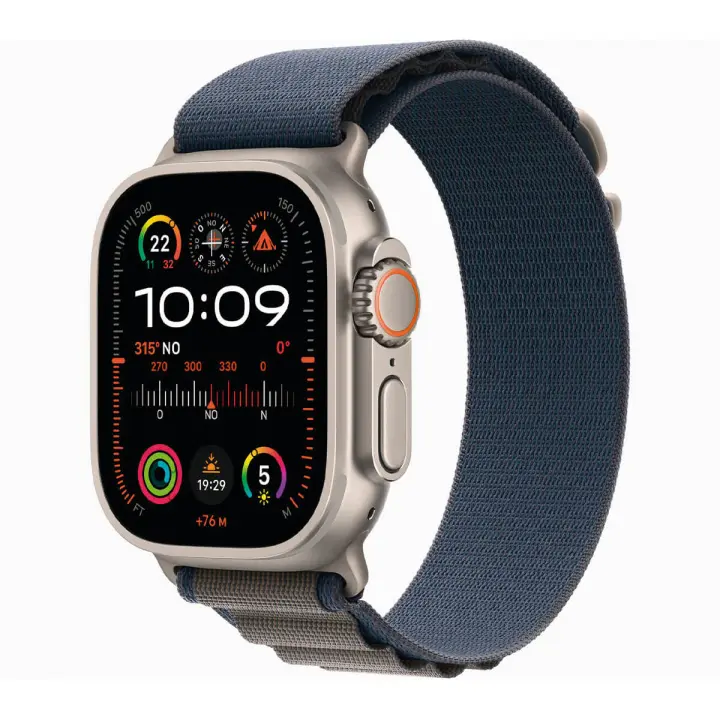 Apple Watch Ultra 2 GPS+Cellular Cinturón Alpine Loop de titanio azul de 49 mm - Talla S - 1