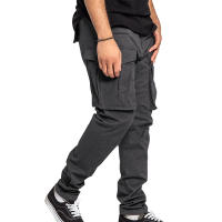Pantalones De Cargo Para Hombre Talla Grande Color Sólido Con Bolsillos Multisectoriales Estilo Casual Primavera Verano - details 19